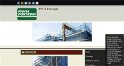 Desktop Screenshot of paviaponteggi.com